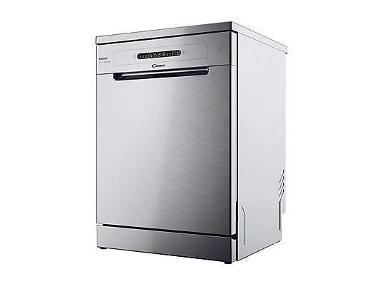 Candy Lavastoviglie a Libera Installazione CF 3C7L0X - 60 cm, Inox, Wi-Fi, Smart Door, Classe C