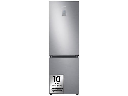Samsung Frigorifero Combinato Libera Installazione RB34C775CS9/EF - 185 cm, No Frost, Wi-Fi, Metal Inox, Classe C
