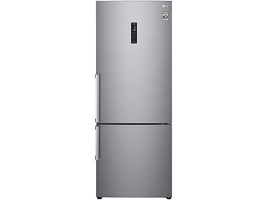 LG GBB567PZCMB FRIGORIFERO COMBINATO, A 185 cm, 3 ripiani, Rumorosità 41 dB(A), Inox Premium, Classe E