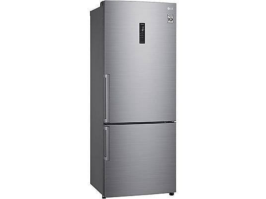 LG GBB567PZCMB FRIGORIFERO COMBINATO, A 185 cm, 3 ripiani, Rumorosità 41 dB(A), Inox Premium, Classe E