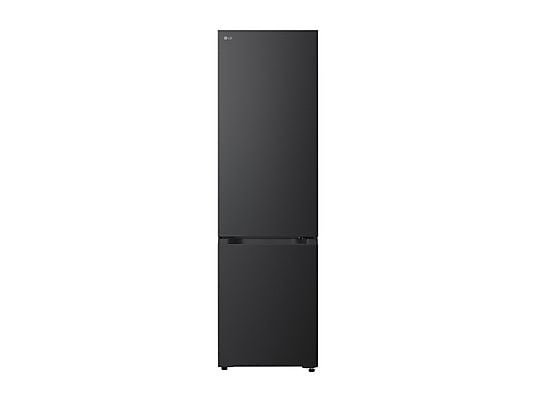 LG GBBS726AEV Fit & Max FRIGORIFERO COMBINATO, A 203 cm, 3 ripiani, Rumorosità 29 dB(A), Essence Black Steel, Classe A