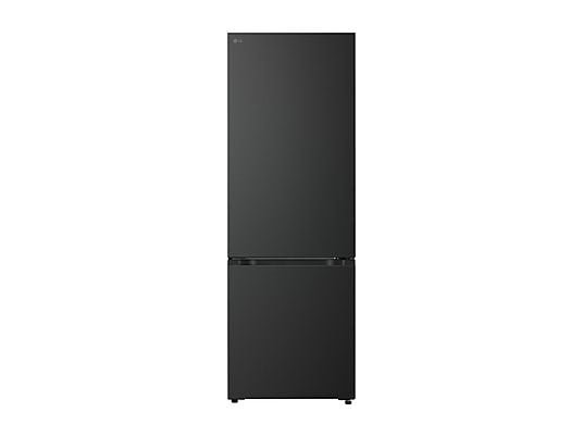 LG Frigorifero Combinato Libera Installazione GBBW322CEV - Fit & Max 70 cm, 33 dB, No Frost, Wi-Fi, Nero, Classe C