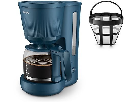 PHILIPS HD7411/70 Macchina Caffè Americano 1.38L 1080W Filtro Acqua Blu