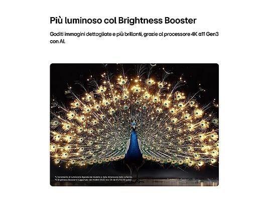 LG OLED55C65 OLED evo AI C6 TV 55" Smart TV 4K UHD Processore a11 AI Gen3 COD OLED55C65