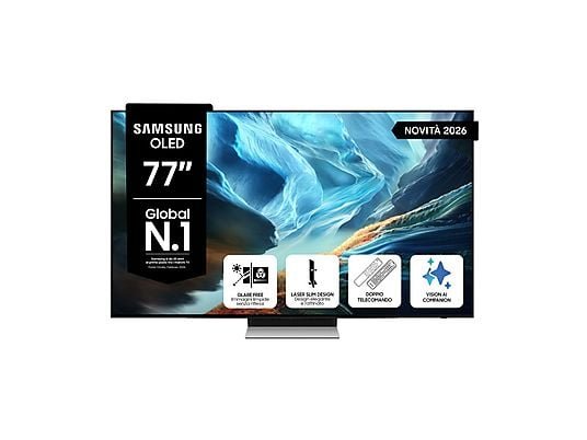 Samsung QE77S90HATXZT OLED AI TV 77" Smart TV 4K UHD Processore NQ4 AI Gen3 COD QE77S90HATXZT