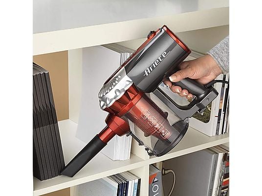 ARIETE Handy Force 2761 Scopa Elettrica con Filo 600W Filtro HEPA Rossa Grigia