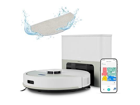Medion X22 SW+ Robot Aspirapolvere 5000Pa Navigazione Laser Grigio