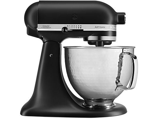 KitchenAid 5KSM5SSBHM Ciotola in Acciaio Inox Martellato 4.8L per Planetarie Silver