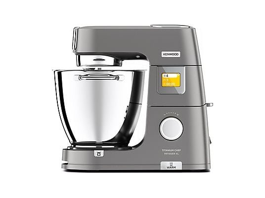 Kenwood Titanium Chef Patissier XL KWL90.124SI Impastatrice Planetaria con Riscaldamento 1400W 7L Argento