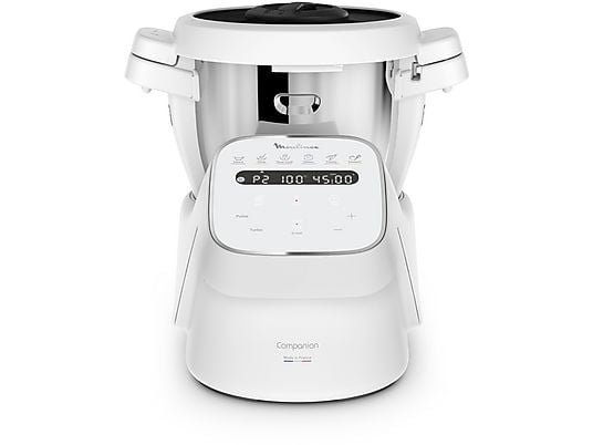 Moulinex Companion HF8401 Robot da Cucina Multifunzione con Cottura 1550W 1.4L Bianco
