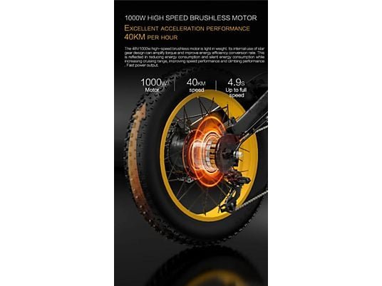 Lankeleisi X3000 Plus Fat Bike Elettrica Pieghevole 1000W 48V