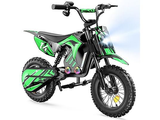 iScooter A14 Motocicletta Elettrica per Bambini a Partire da 8 Anni Verde