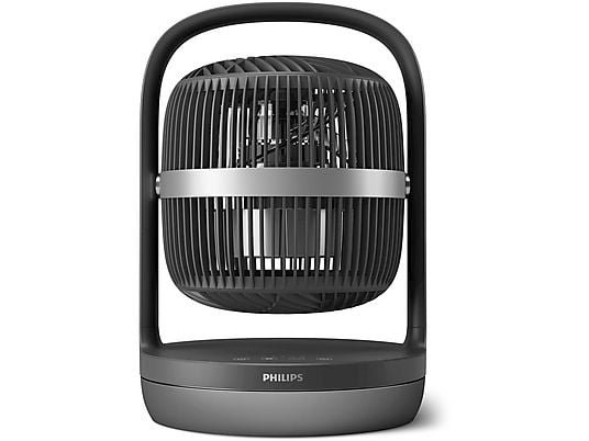 Philips Serie 3000 CX3050/01 Ventilatore da Tavolo Silenzioso Touch 27W Diametro 22cm Nero