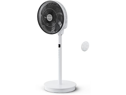 Rowenta QV5040 Eclipse Ventilatore a Piantana Silenzioso Touch con Telecomando 20 Velocità