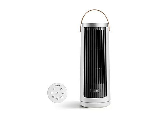 Levoit Windi Mini Plus Ventilatore a Torre Portatile a Batteria 12 Velocità 7.5W Bianco