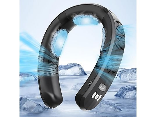 Sunora B6 Ventilatore da Collo Portatile 360° con Funzione Riscaldamento Batteria 6000mAh
