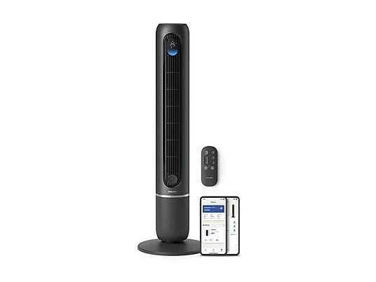 Philips Smart Serie 7000 CX7550/01 Ventilatore a Torre WiFi Alexa Google 30W Nero