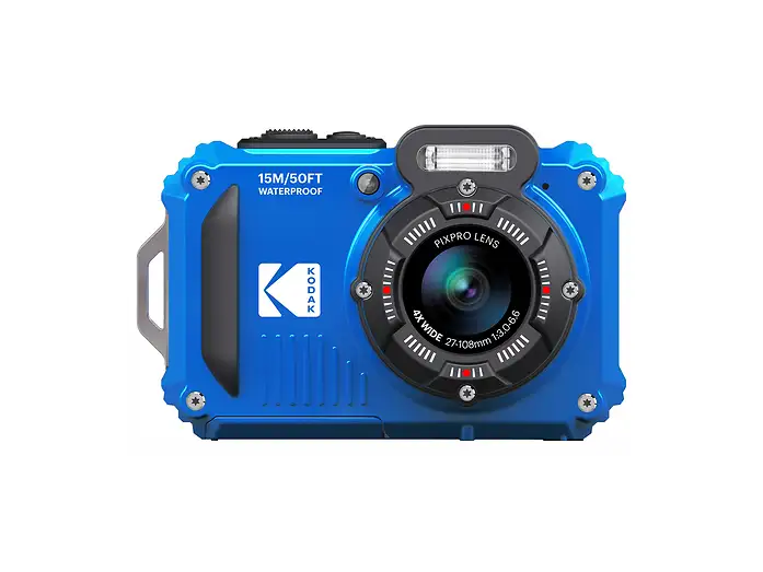 Kodak PixPro WPZ2 Fotocamera Digitale Impermeabile Subacquea Zoom Ottico 4x 16.35 MP Blu