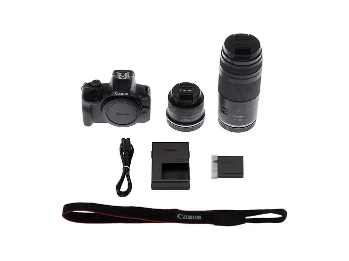 Canon EOS R100 Kit Doppia Ottica RF-S 18-45mm + RF 75-300mm Fotocamera Mirrorless APS-C 24.1 MP