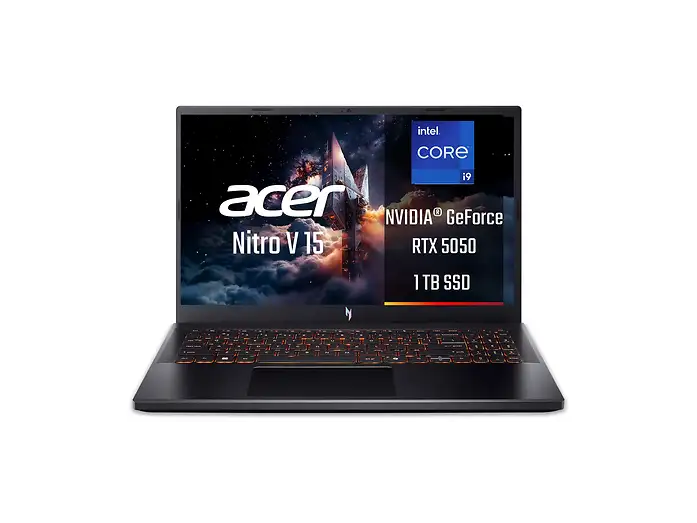 Acer Nitro V 15 ANV15-52-92F1 Notebook Gaming 15.6" 180Hz Intel Core i9 13900H RAM 32GB 1TB SSD RTX 5050 Windows 11 Home