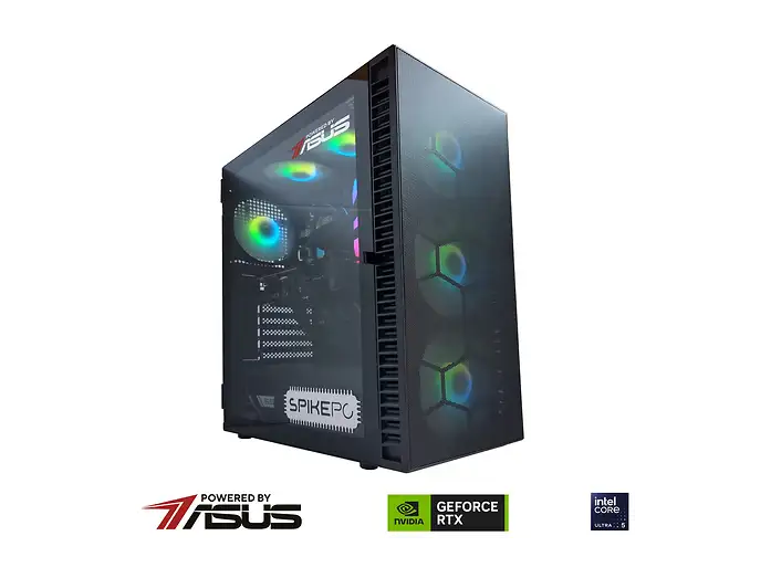 Next Spike-V2 Powered by ASUS PC Desktop Gaming Intel Core Ultra 5 225F RAM 16GB DDR5 1TB SSD RTX 5060 Windows 11