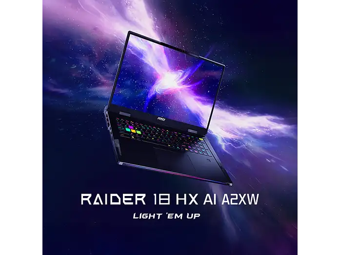 MSI Raider 18 AI A2XWJG-228IT Notebook Gaming 18" Ultra HD+ Mini LED 120Hz Intel Core Ultra 9 285HX RAM 64GB 4TB SSD RTX 5090 Windows 11 Home
