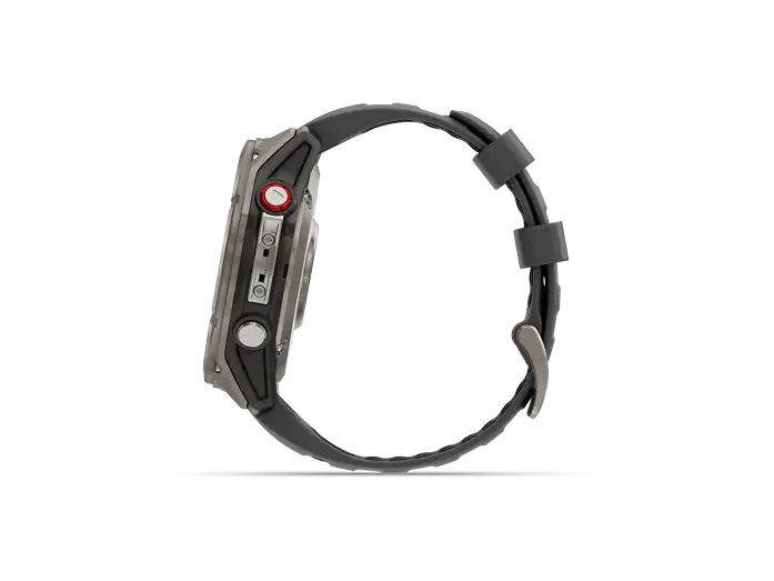 Garmin Fenix 8 Pro 51mm AMOLED Smartwatch Sportivo GPS LTE Titanio Vetro Zaffiro Grigio Nero