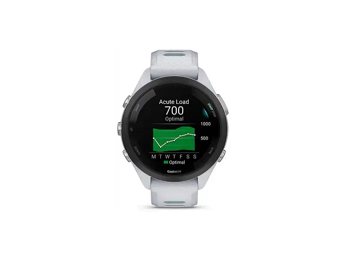 Garmin Forerunner 265S Smartwatch Corsa GPS AMOLED 1.1" Bianco Verde Acqua
